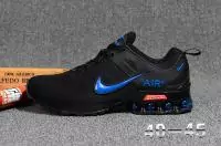 nike air max shox ultra blue black